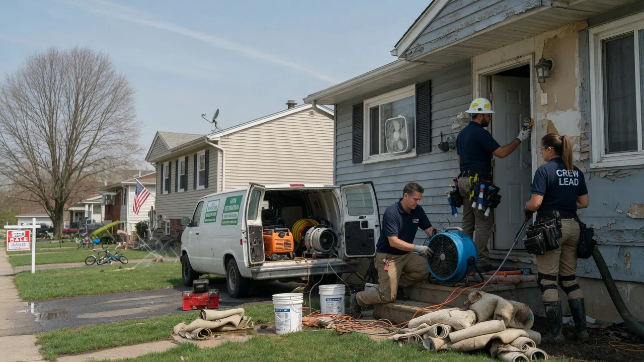 Flood Cleanup in West Newton, PA near me